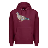 Burgundy American Dove Premium Hoodie - LillyAllenDesigns