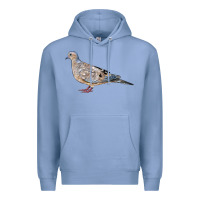 Colony Blue American Dove Premium Hoodie - LillyAllenDesigns