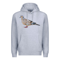 Heather Grey American Dove Premium Hoodie - LillyAllenDesigns