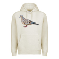 Oatmeal Heather American Dove Premium Hoodie - LillyAllenDesigns