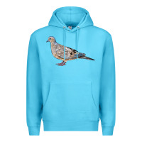 Ocean Blue American Dove Premium Hoodie - LillyAllenDesigns