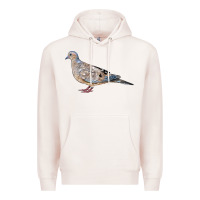 Pale Pink American Dove Premium Hoodie - LillyAllenDesigns