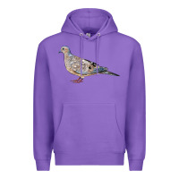 Purple American Dove Premium Hoodie - LillyAllenDesigns