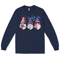 Fourth Of July Gnomes Long Sleeve Tee | Teevron