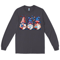 Smoke fourth of july gnomes Long Sleeve Tee - RanaPortraitStore