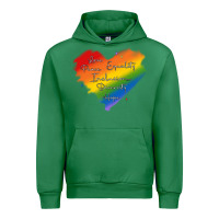Emerald kindness equality peace love inclusion diversity h Urban Hoodie - MaliasSmallBusiness