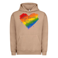 Pigment Burro kindness equality peace love inclusion diversity h Urban Hoodie - MaliasSmallBusiness