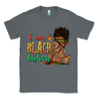 Charcoal Heather i am black history afro black woman juneteenth Classic Tee - texasbilliewilder