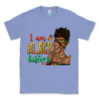 I Am Black History Afro Black Woman Juneteenth Classic Tee | Teevron