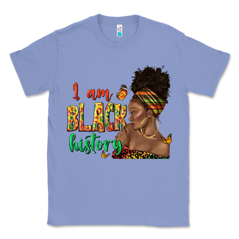 I Am Black History Afro Black Woman Juneteenth Classic Tee by texasbilliewilder | Teevron