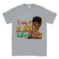 Heather Grey i am black history afro black woman juneteenth Classic Tee - texasbilliewilder