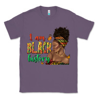 Lavender i am black history afro black woman juneteenth Classic Tee - texasbilliewilder