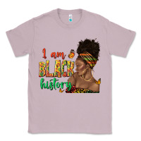 Lilac i am black history afro black woman juneteenth Classic Tee - texasbilliewilder