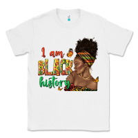 White i am black history afro black woman juneteenth Classic Tee - texasbilliewilder
