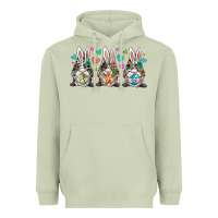 Matcha western bunny gnome Heavyweight Hoodie - RacoonDesign