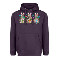 Plum western bunny gnome Heavyweight Hoodie - RacoonDesign