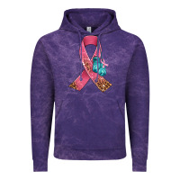 Cloud Purple cancer ribbon and boxing gloves Vintage Hoodie - AdoDesignShop