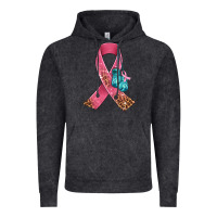 Vintage Black cancer ribbon and boxing gloves Vintage Hoodie - AdoDesignShop