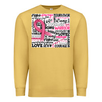 Antique Gold breast cancer ribbon Premium Sweatshirt - JahusDesignShop