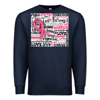 Breast Cancer Ribbon Premium Sweatshirt | Teevron
