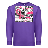 Purple breast cancer ribbon Premium Sweatshirt - JahusDesignShop