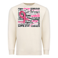 Sandshell breast cancer ribbon Premium Sweatshirt - JahusDesignShop