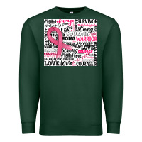 Sports Green breast cancer ribbon Premium Sweatshirt - JahusDesignShop