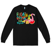 Black float drink tan repeat Long Sleeve Tee - RanaPortraitStore