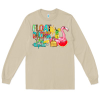 Mushroom float drink tan repeat Long Sleeve Tee - RanaPortraitStore