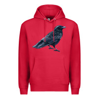 Cardinal American Crow Premium Hoodie - LillyAllenDesigns