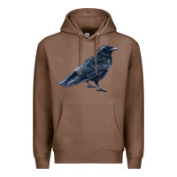 Chestnut American Crow Premium Hoodie - LillyAllenDesigns