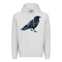 Dove Grey American Crow Premium Hoodie - LillyAllenDesigns