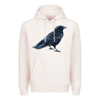 Pale Pink American Crow Premium Hoodie - LillyAllenDesigns
