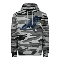 Slate Camo American Crow Premium Hoodie - LillyAllenDesigns