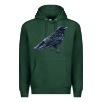 Sports Green American Crow Premium Hoodie - LillyAllenDesigns