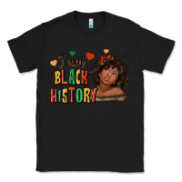 Black i am black history afro girl Classic Tee - texasbilliewilder