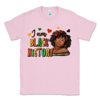Bubblegum Pink i am black history afro girl Classic Tee - texasbilliewilder