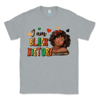Heather Grey i am black history afro girl Classic Tee - texasbilliewilder