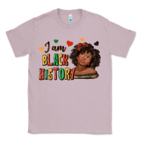 Lilac i am black history afro girl Classic Tee - texasbilliewilder