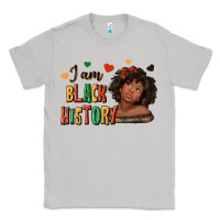 I Am Black History Afro Girl Classic Tee | Teevron