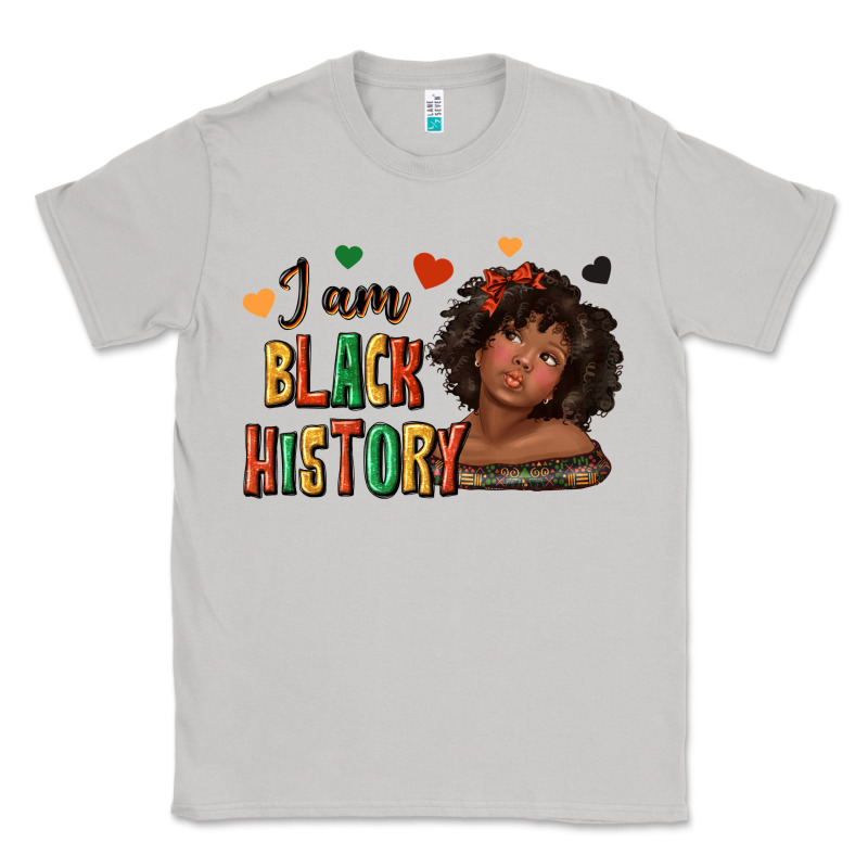 I Am Black History Afro Girl Classic Tee by texasbilliewilder | Teevron