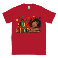 Red i am black history afro girl Classic Tee - texasbilliewilder