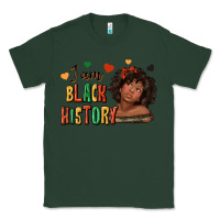 Sports Green i am black history afro girl Classic Tee - texasbilliewilder