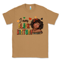 Toasted Coconut i am black history afro girl Classic Tee - texasbilliewilder