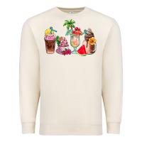 Sandshell summer coffee cups Premium Sweatshirt - AdoDesignShop