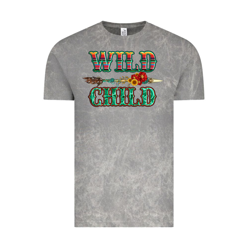 Wild Chıld Serape Sunflower And Gemstone With Arrow Vintage Tee by Artiststas | Teevron