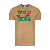 Vintage Camel wild chıld serape sunflower and gemstone with arrow Vintage Tee - Artiststas