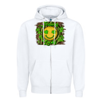 White feeling lucky Zipper Hoodie - RanaPortraitStore