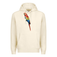 Tofu Scarlet Macaw Parrot Premium Hoodie - LillyAllenDesigns