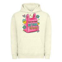 Pigment Pistachio time for that retail therapy Urban Hoodie - MaliasSmallBusiness
